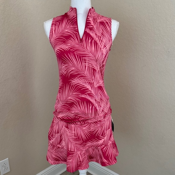 Tommy Bahama Active Set - Sleeveless Zip Top w/Ruffle Flounce Skort XS - Picture 1 of 9